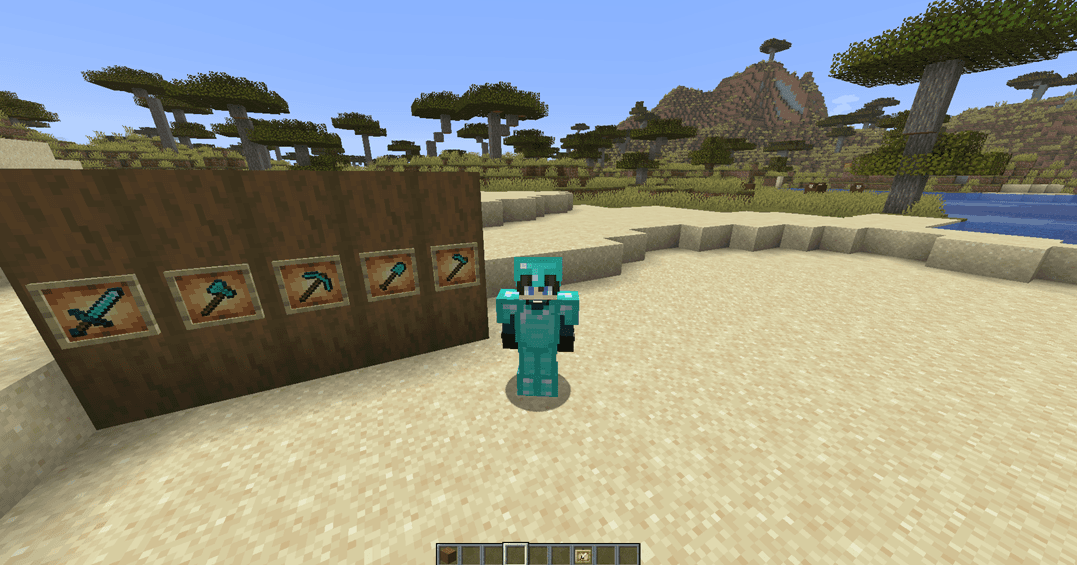 Nodeo Demo – zrzut z serwera Minecraft