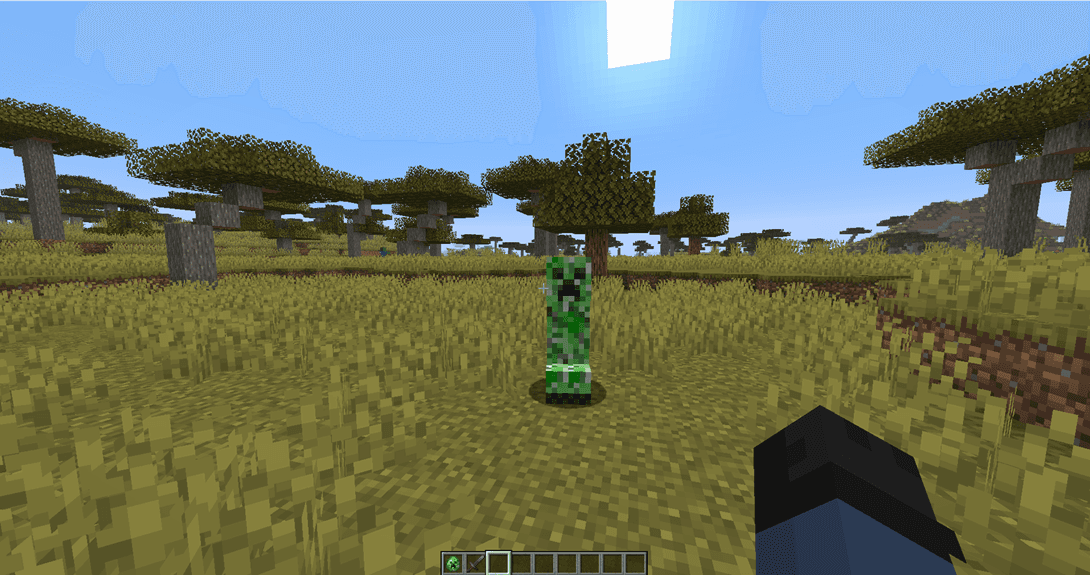 Nodeo Demo – zrzut z serwera Minecraft